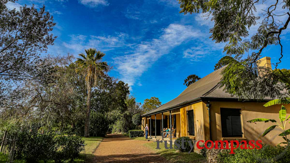 The superb building and grounds of Elizabeth Farm, Parramatta. The old Macarthur family residence.